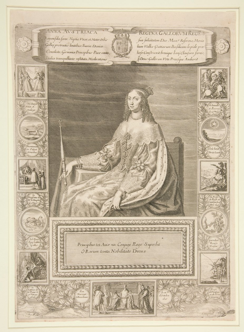 Anna van Oostenrijk door Unknown
