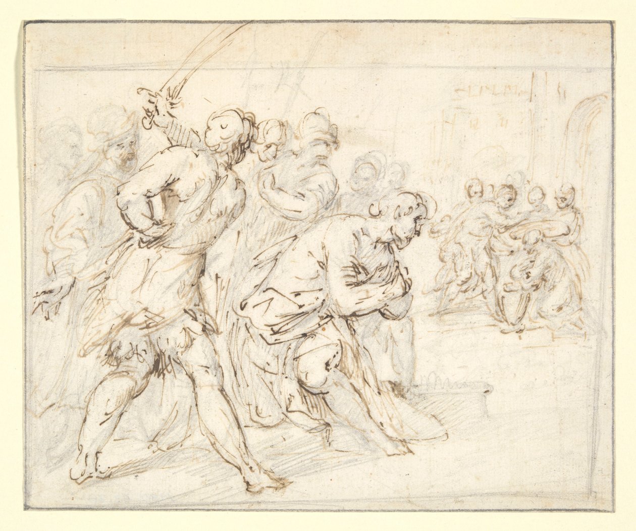 Onthoofding van Johannes de Doper door Unknown