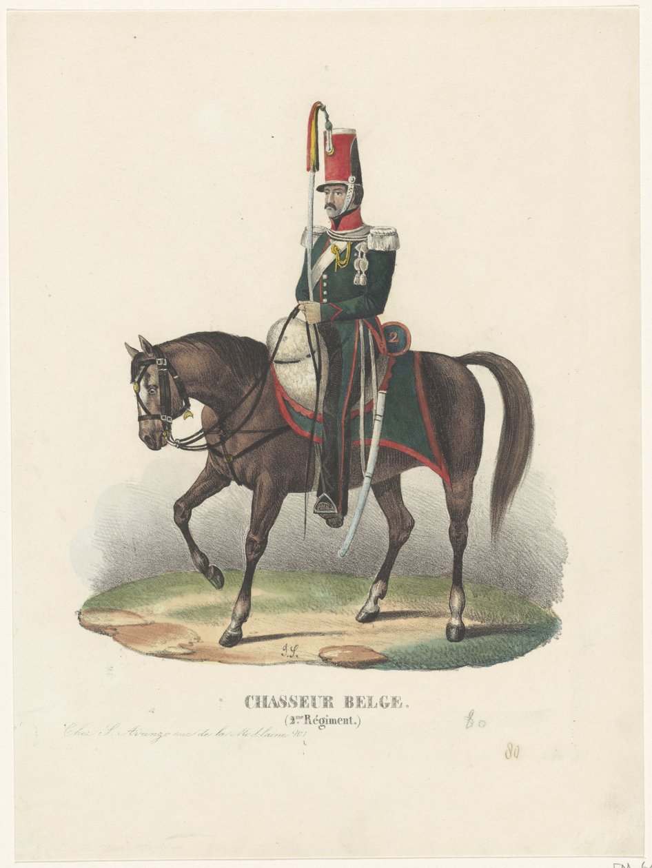 Belgische vrijwillige jager, 1830 door Unknown