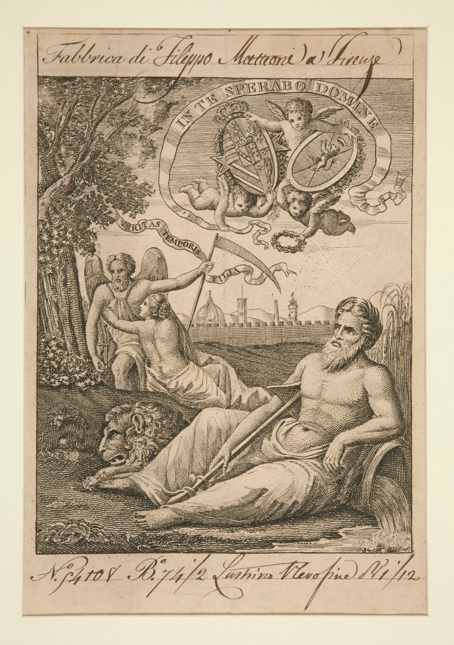 Klassieke Figuren in Landschap door Unknown