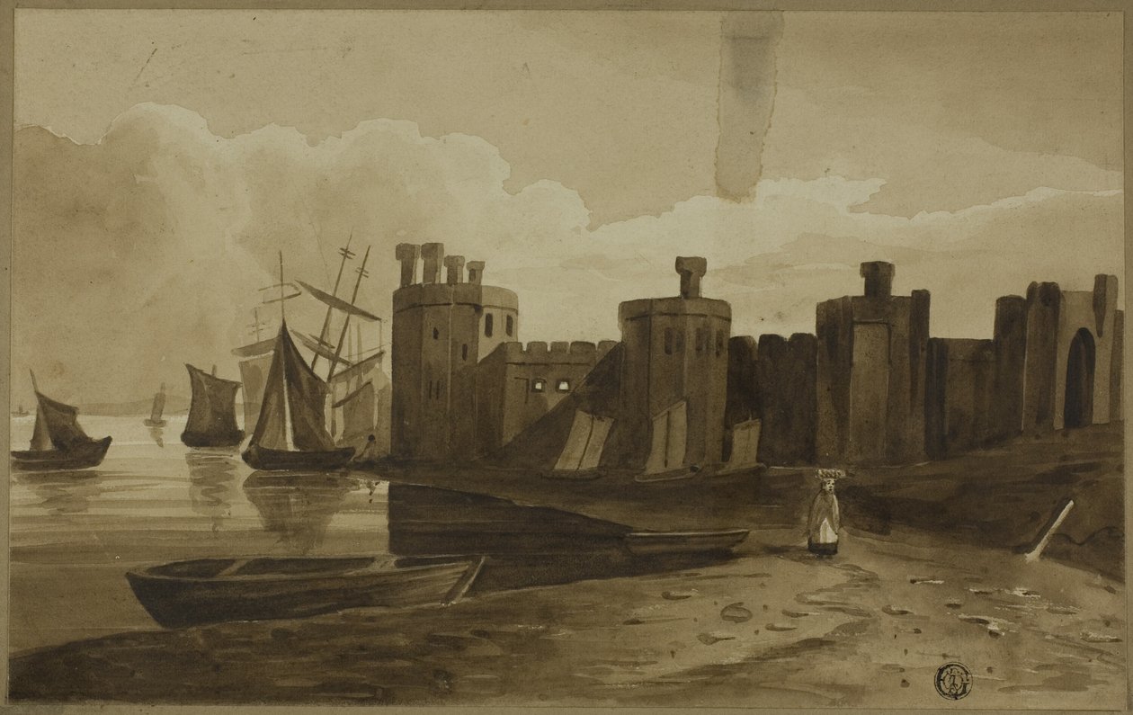 Kasteel van Carnarvon door Unknown