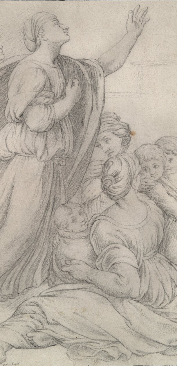 Groep van zes figuren door Unknown