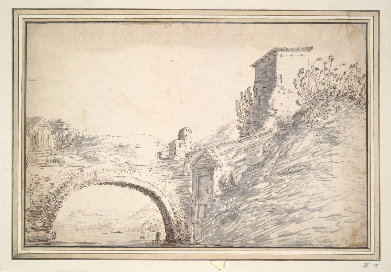 Oude Stenen Brug door Unknown