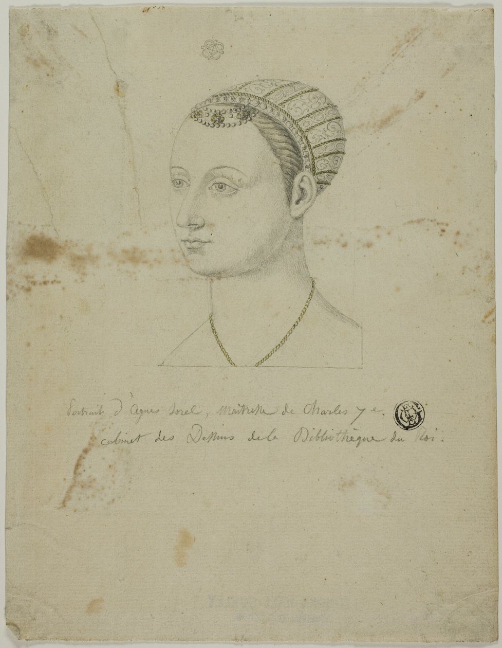 Portret van Agnes Sorel door Unknown