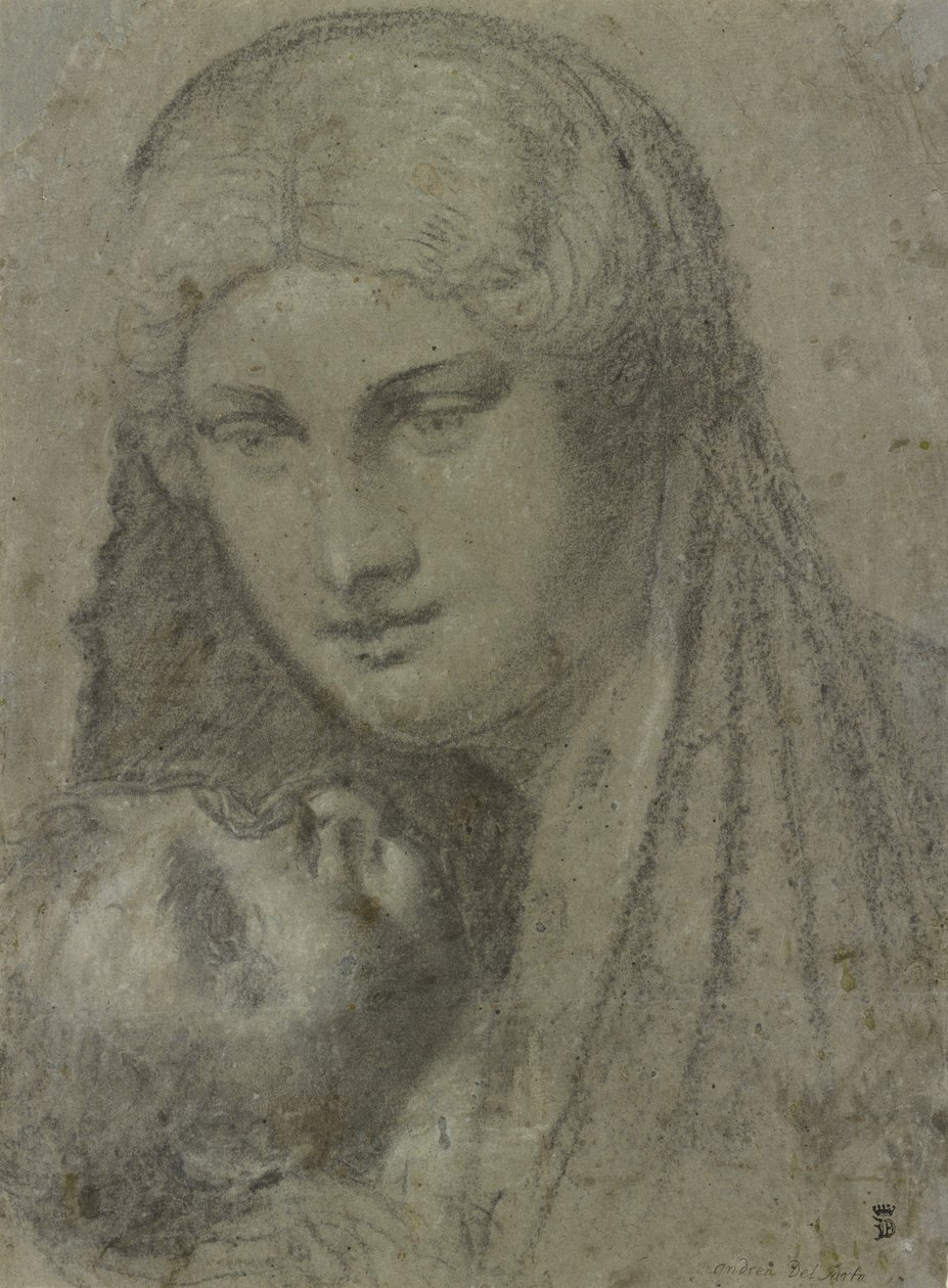 Studie van een Vrouw door Unknown