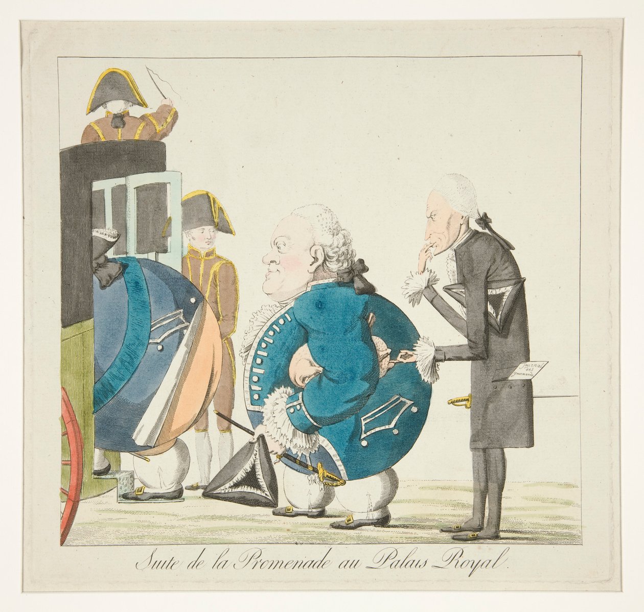 Suite de la Promenade au Palais-Royal (Na de Promenade bij het Palais-Royal) door Unknown