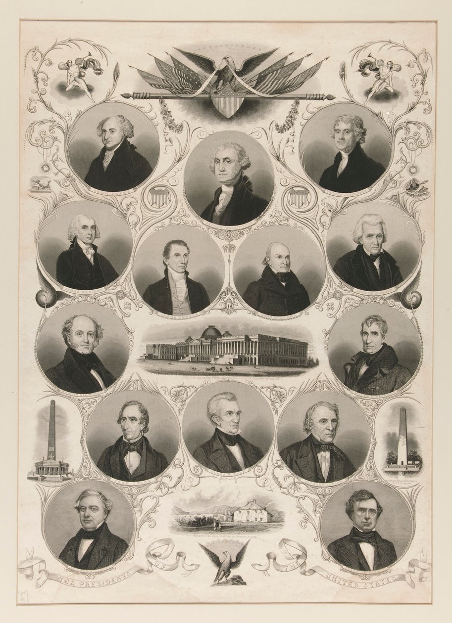 De presidenten van de Verenigde Staten door Unknown