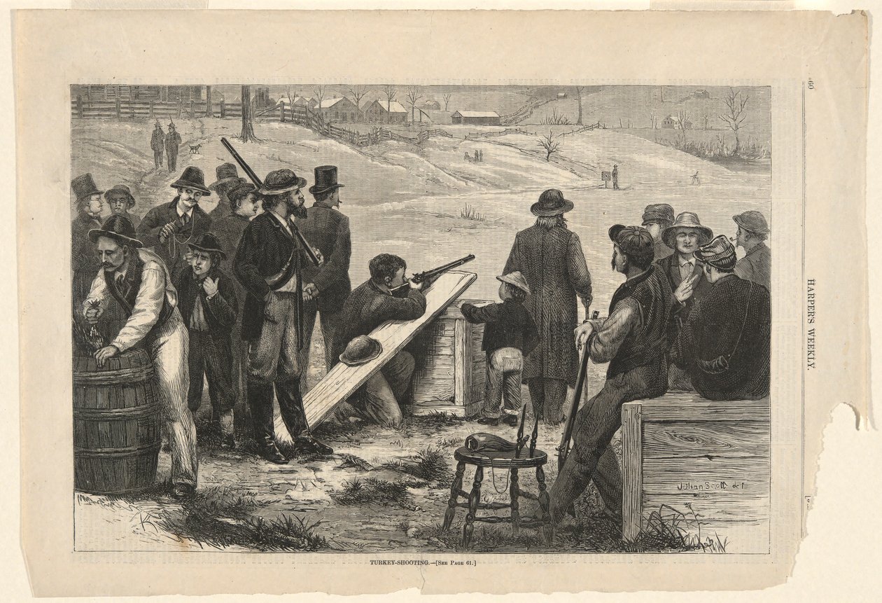 Kalkoenschieten, uit Harper door Unknown