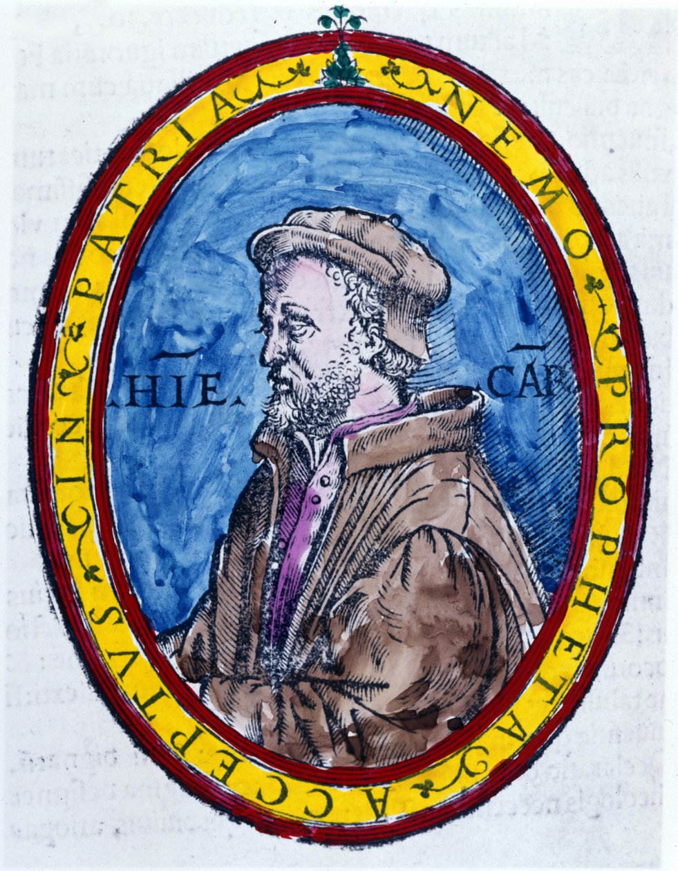 (Cardanus Hieronymus) Jerome Cardan in het Italiaans Gerolamo Cardano, Italiaanse arts, wiskundige, filosoof en astroloog (Pavia) door Unknown artist