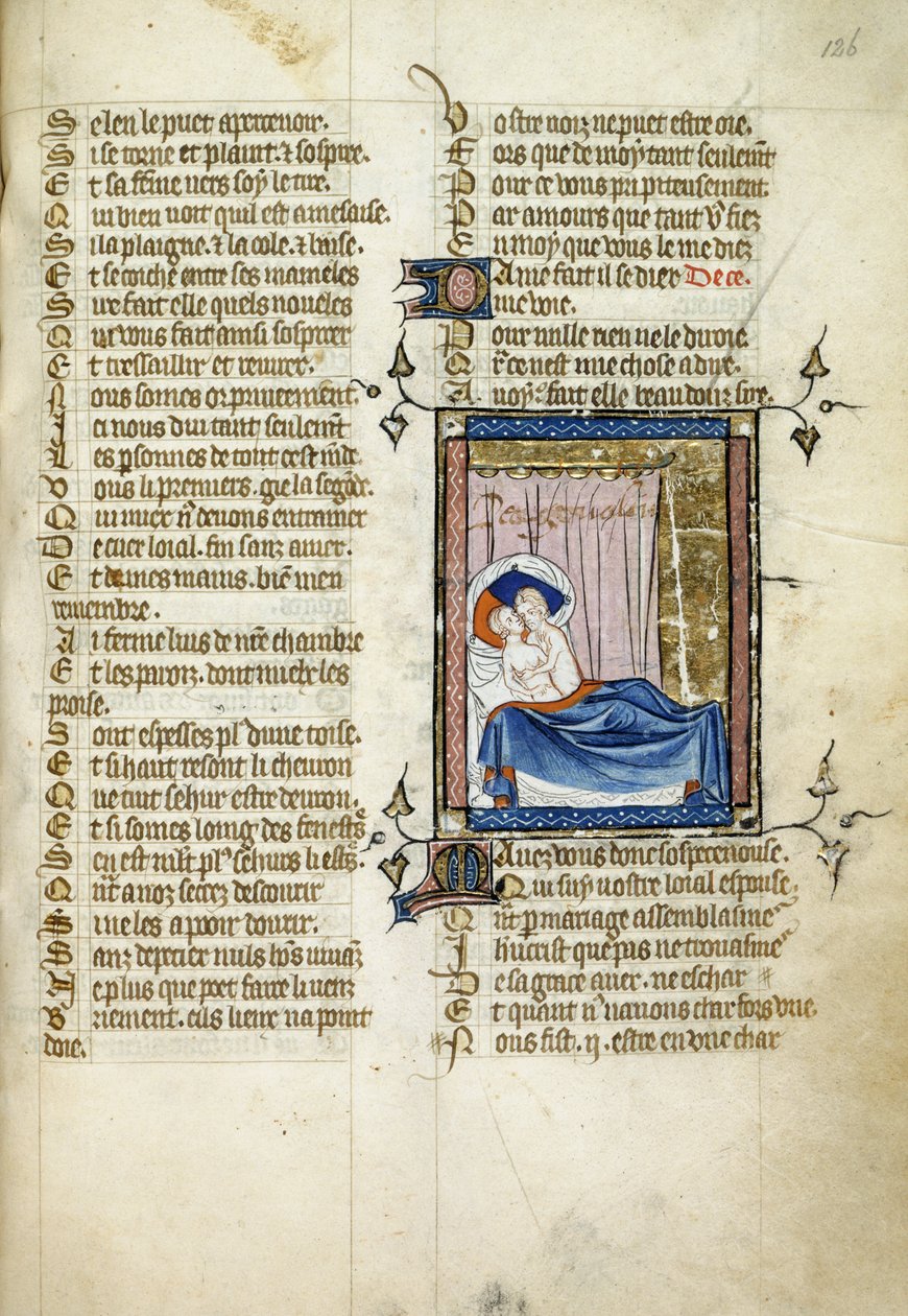Een stel in bed, uit 