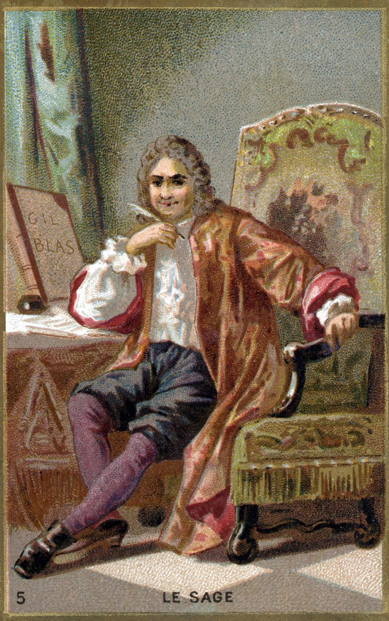 Alain Rene Lesage (Alain-Rene Le Sage) (1668-1747) door Unknown artist