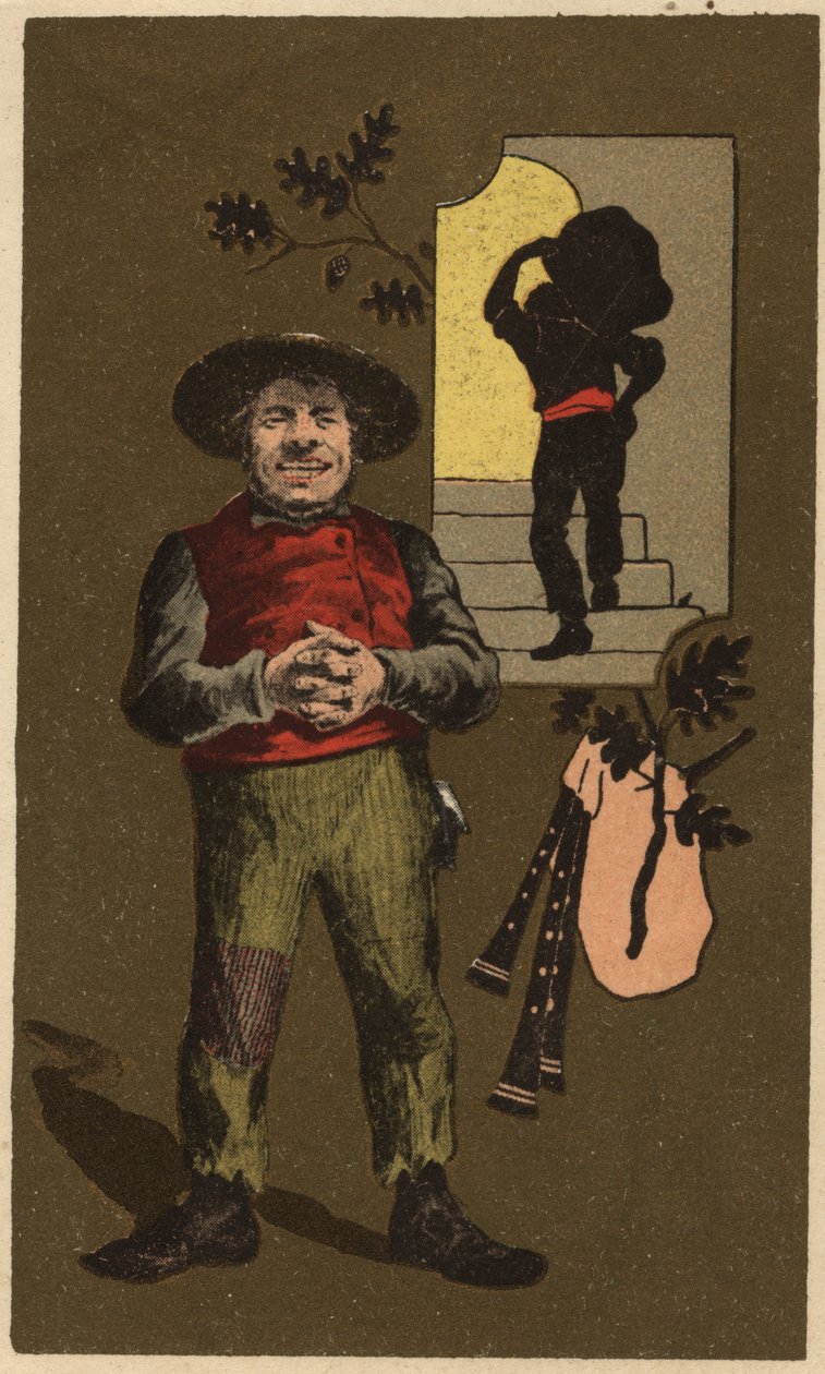 Anonieme chromolithografie, eind 19e eeuw. door Unknown artist