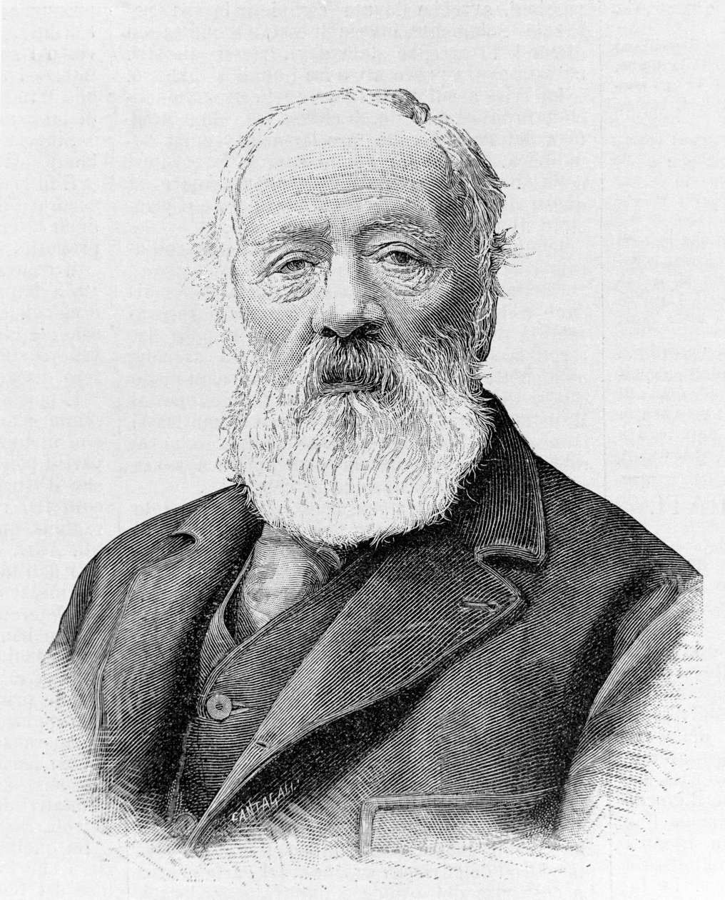 Antonio Meucci, uitvinder van de stemtelegraaf door Unknown artist