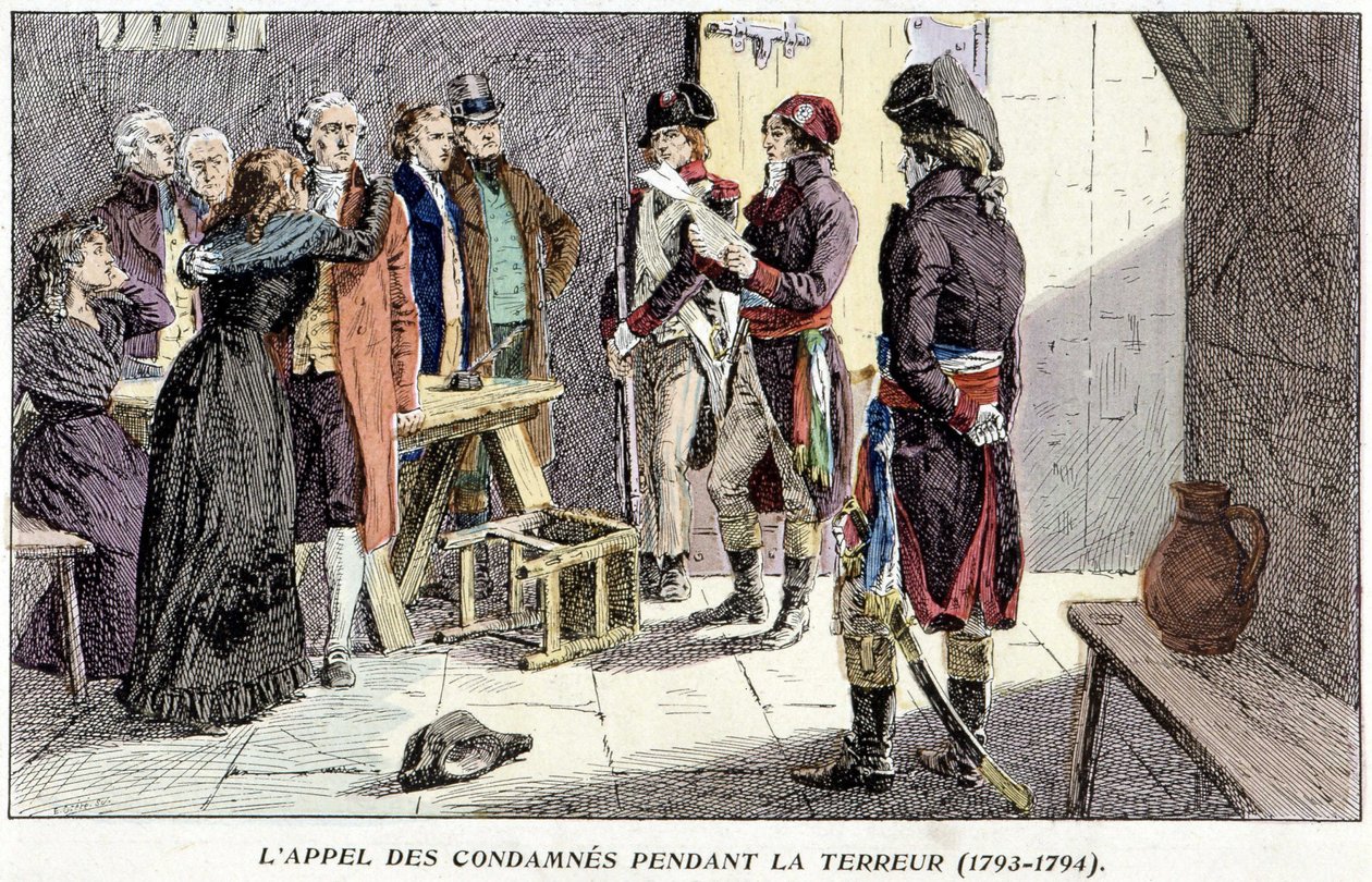 Oproep van veroordeelden tijdens de Terreur (1793-1794) door Unknown artist