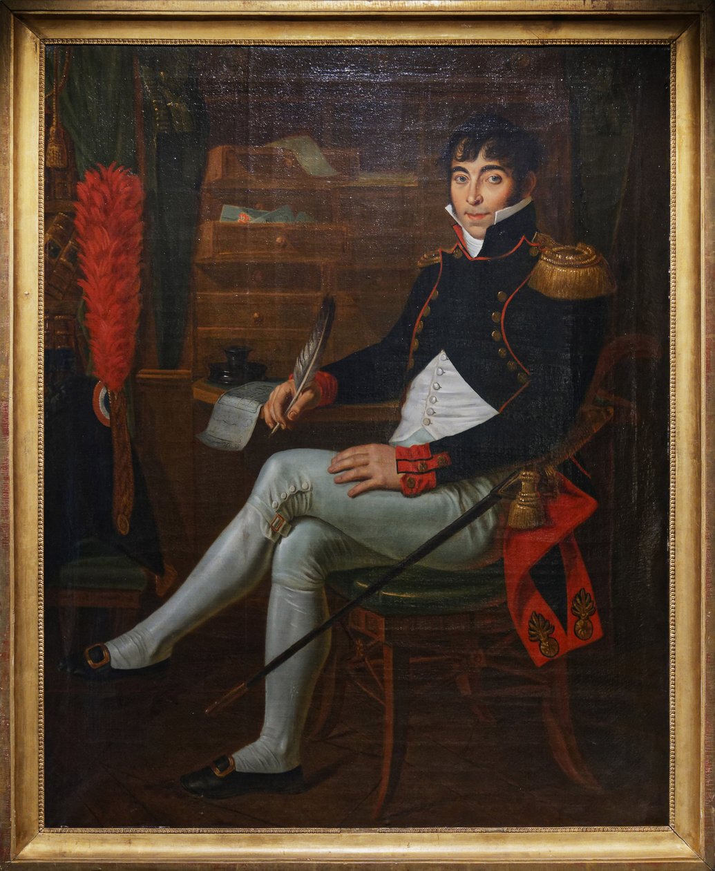 Artillerieofficier onder het Keizerrijk, ca. 1804-15 door Unknown artist