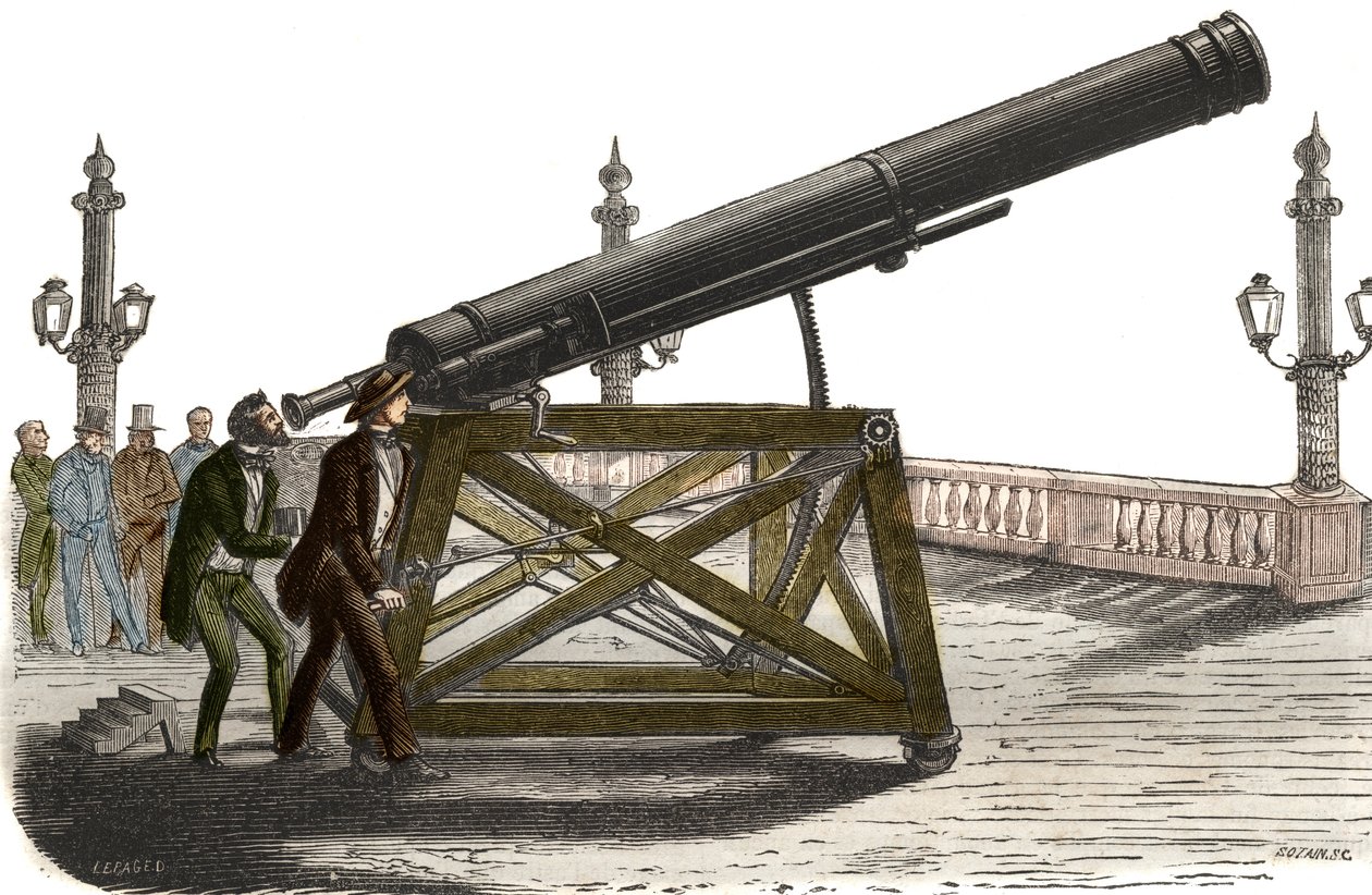 Astronomische kijker van M. Queslin