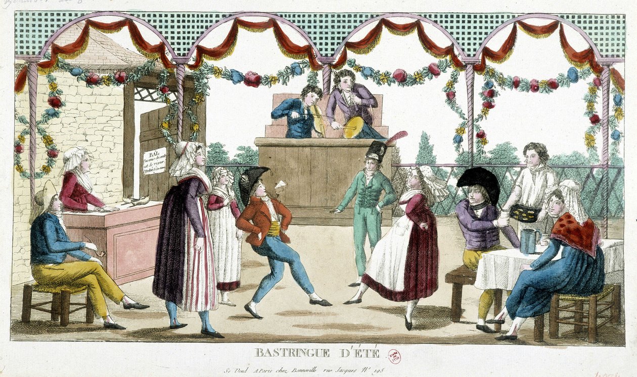 Bal: Zomer bastringue, n.d., eind 18e eeuw door Unknown artist