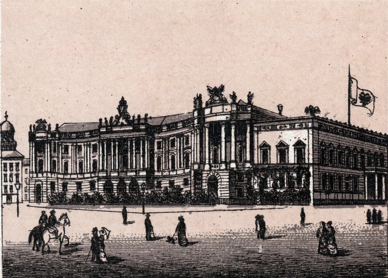 Berlijn, Duitsland: uitzicht op het Keizerlijk Paleis door Unknown artist
