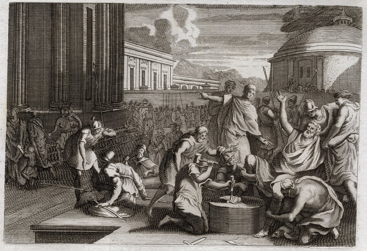Bijbel van Royaumont, Oude Testament: Straf van Adonibesec. Josua