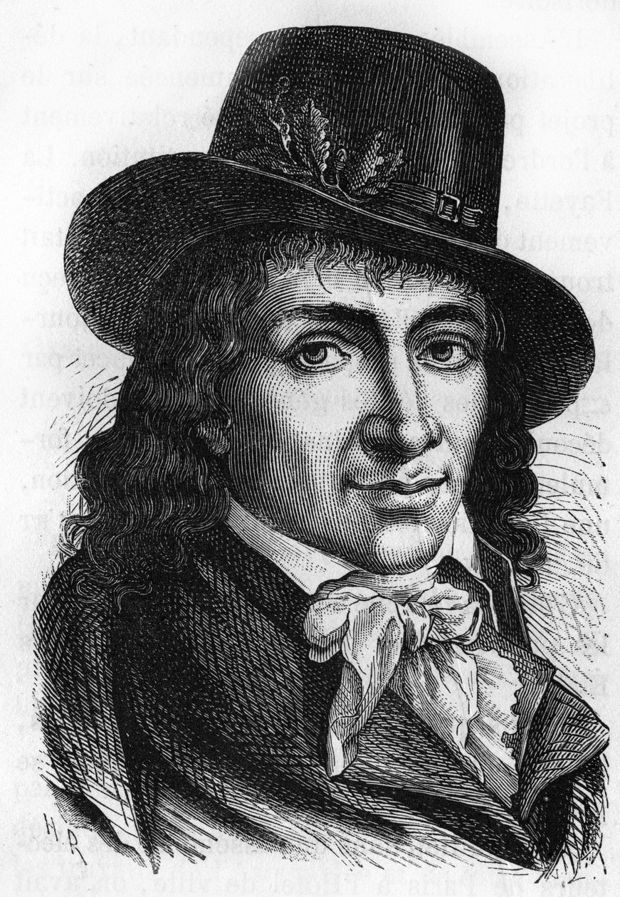Camille Desmoulins (1760-1794), Franse publicist en politicus door Unknown artist