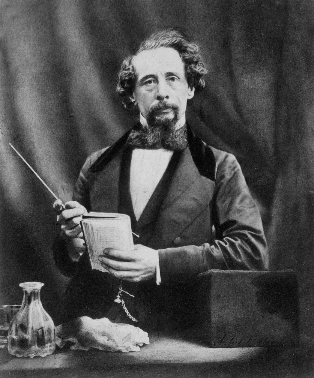 Charles Dickens (1812-1870) Engelse romanschrijver door Unknown artist