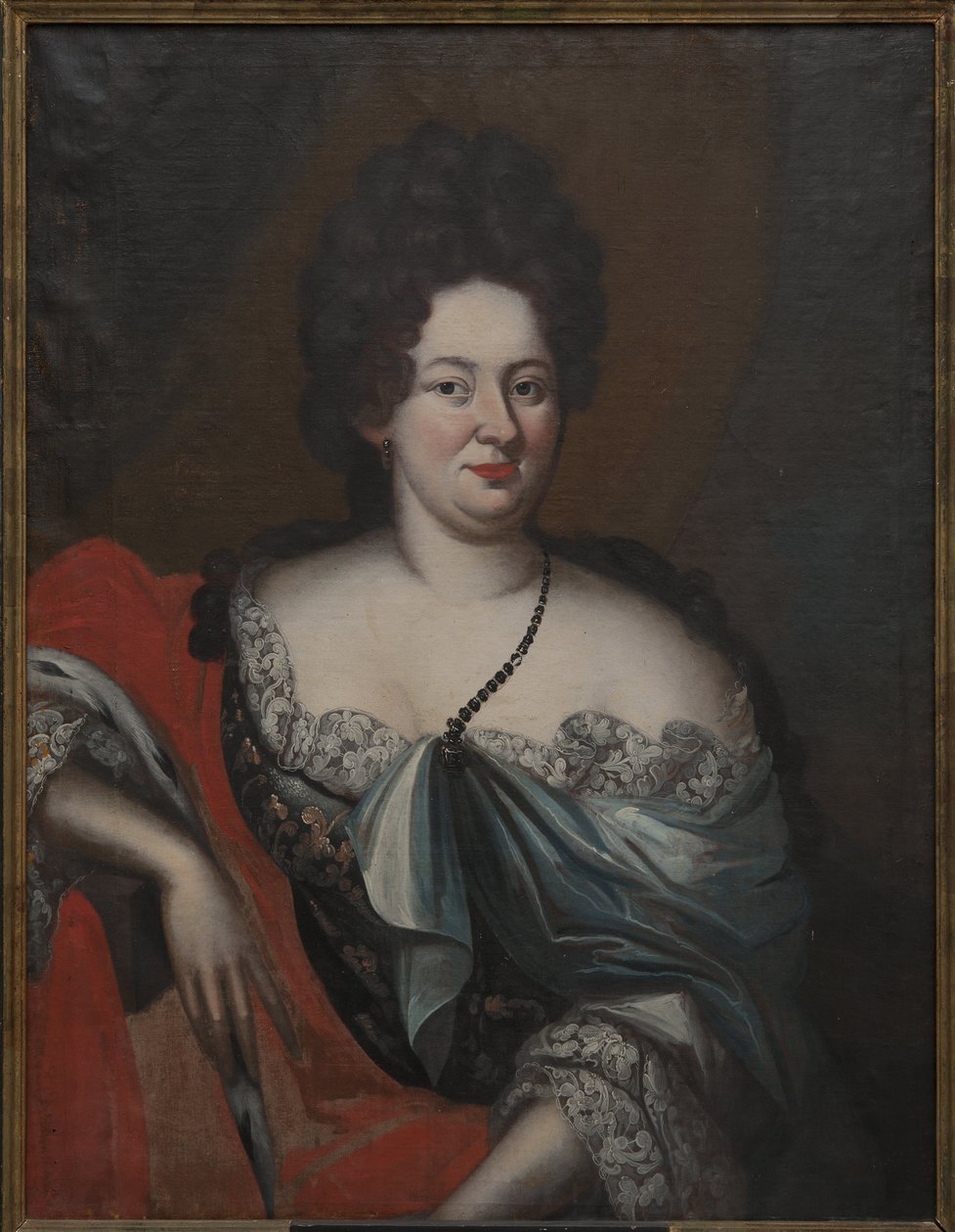 Portret van Charlotte Sophie, hertogin van Koerland door Unknown artist