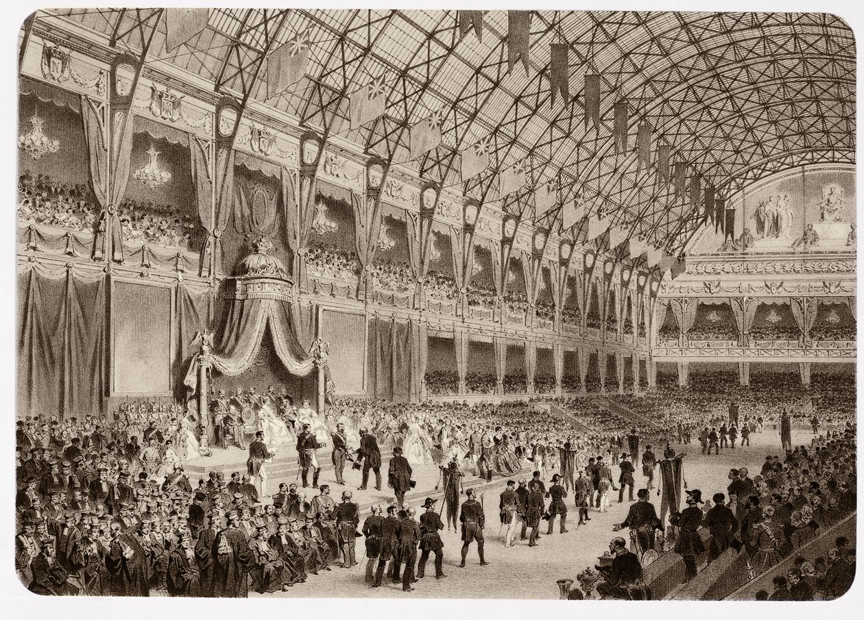 Sluiting van de Wereldtentoonstelling - Uitreiking van prijzen in het Palais de l
