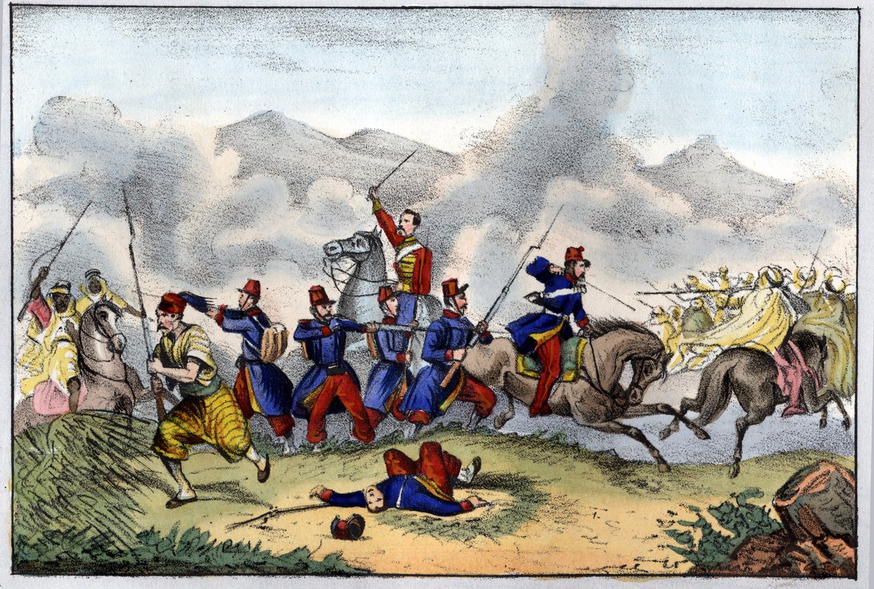 Verovering van Algerije. Inname van Constantine, 13 oktober door Unknown artist