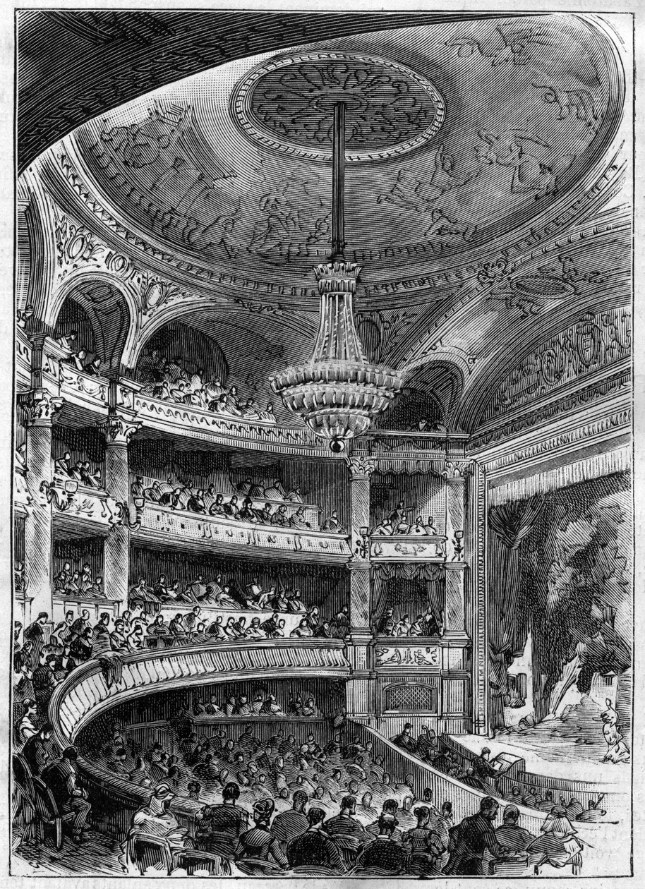 Constantine theater in Algerije gebouwd door architect Paul Jean Gion tussen 1877 en 1883 door Unknown artist