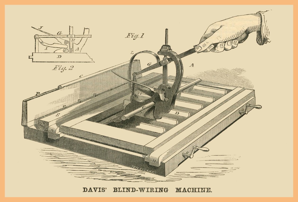 Davis Jaloezie Bedradingsmachine door Unknown Artist
