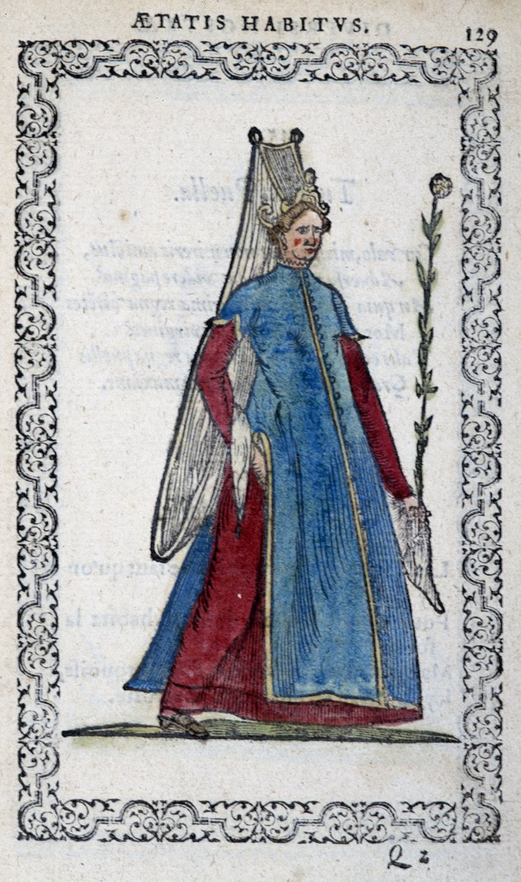 Demoiselle de Turk - in "Habits et effigies" door Jean Sulperius door Unknown artist