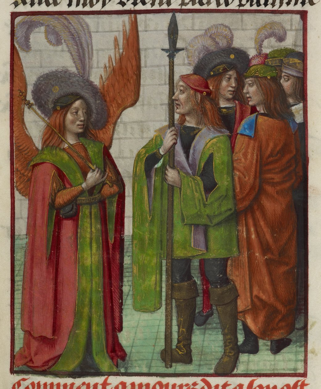 (detail) Amour (Liefde) en zijn leger, uit 