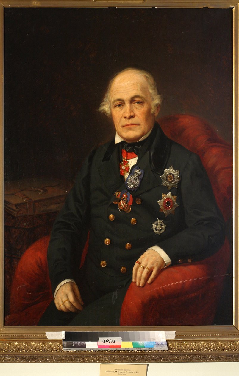 Portret van graaf Dmitry Nikolayevich Bludov (1785-1864) door Unknown artist