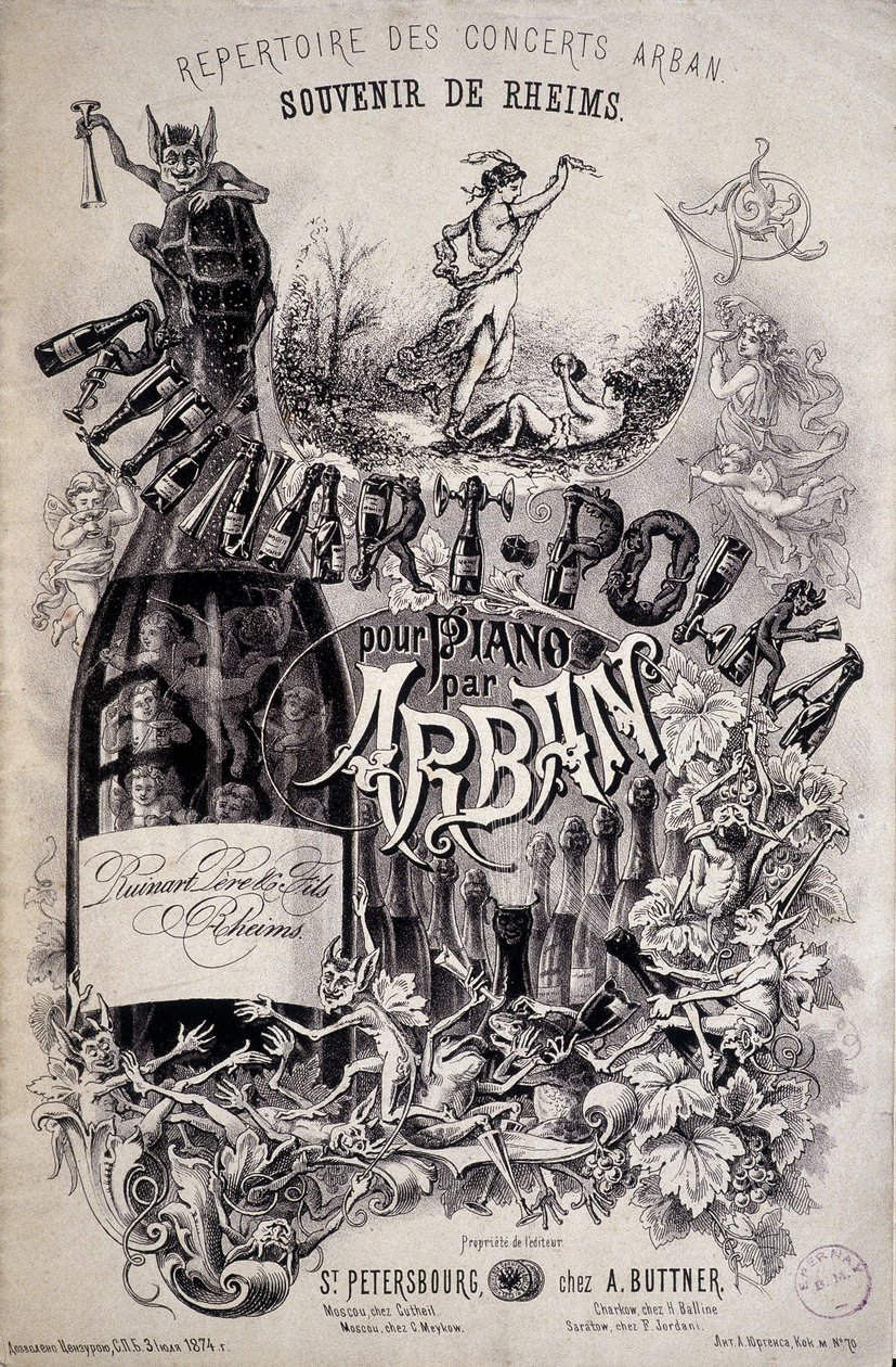 Adresboek van Arban Concerten - Souvenir de Reims door Unknown artist