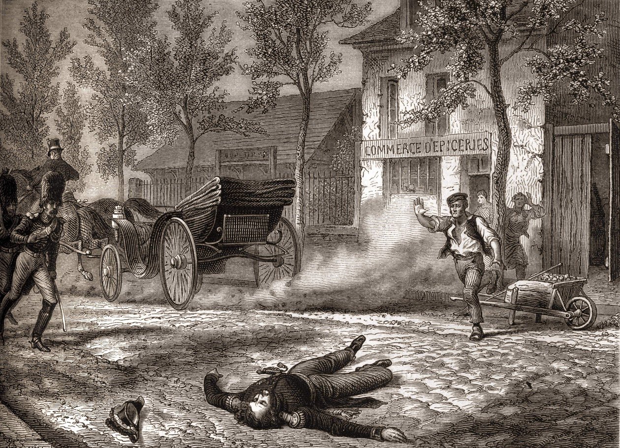 Hertog van Orléans stierf bij een auto-ongeluk op 13/07/1842 - in 