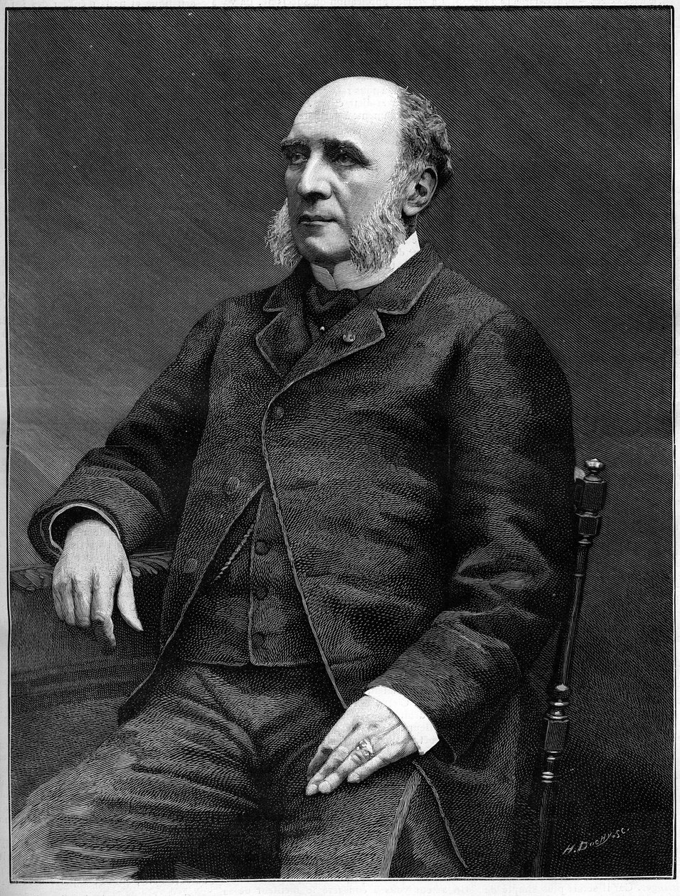Hertog Louis Charles Decazes (1819-1886), Franse politicus, Minister van Buitenlandse Zaken van 1873 tot 1877. door Unknown artist