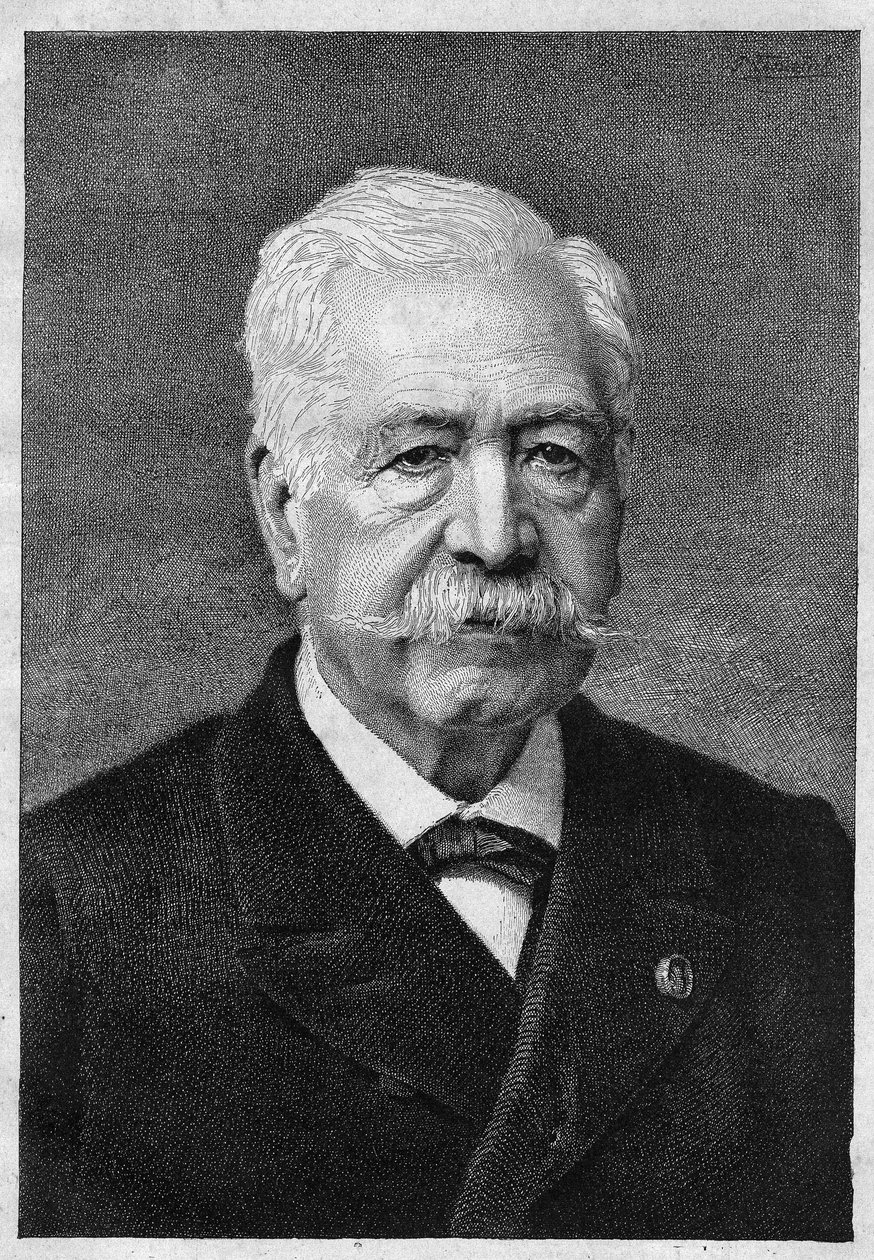 Ferdinand de Lesseps (1805-1894), Franse diplomaat en bestuurder door Unknown artist