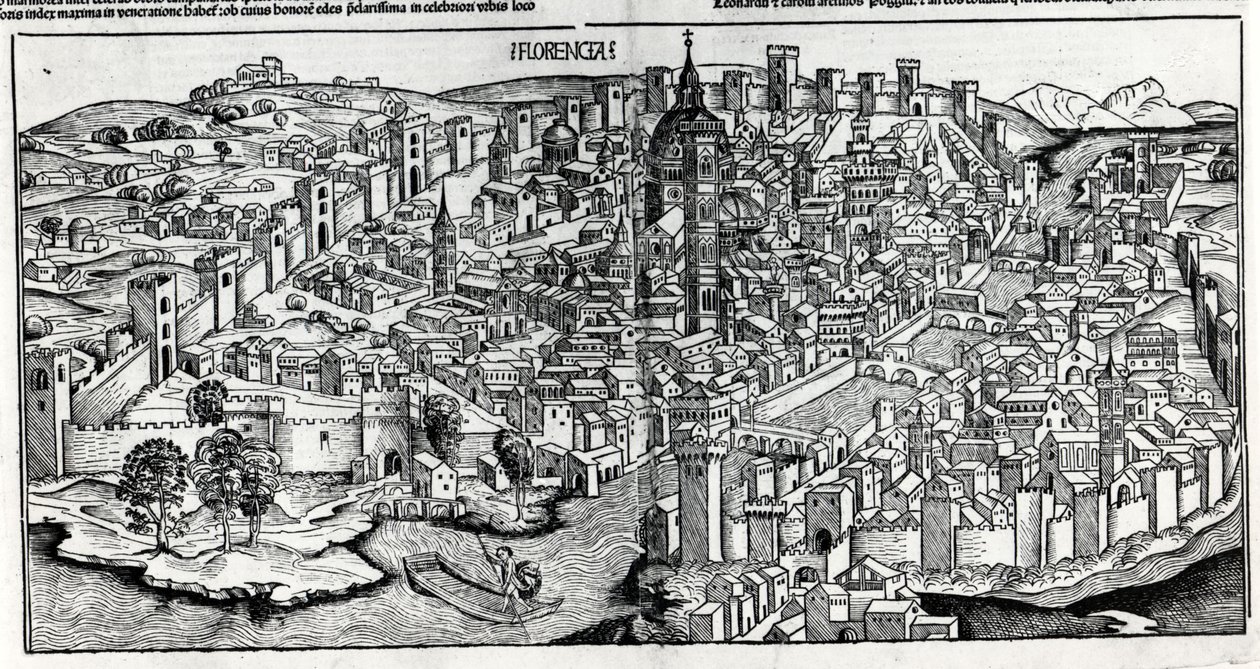 Florence in 1470 door Unknown artist