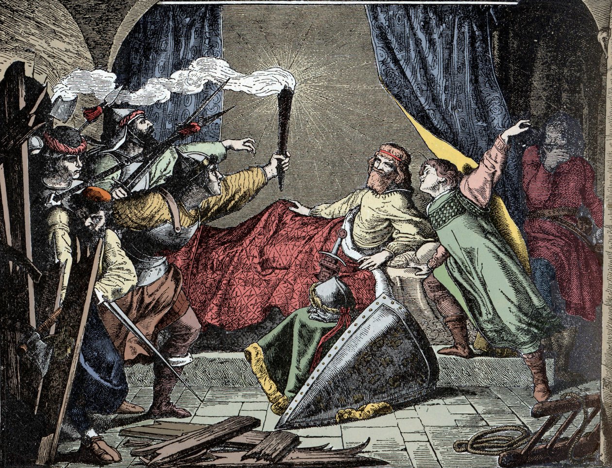 Friedrich Barbarossa bij Susa - Keizer Frederik Barbarossa (Frederik I van Hohenstaufen) door Unknown artist