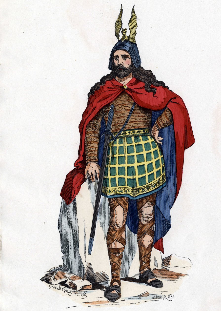Gallische leider onder de Romeinse overheersing - in 