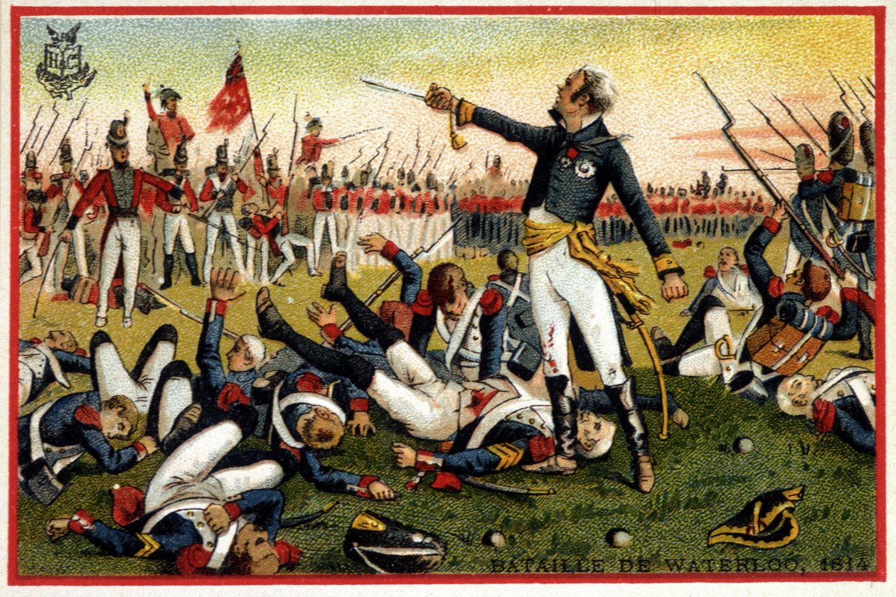 Generaal Cambronne in de Slag bij Waterloo (1815) door Unknown artist