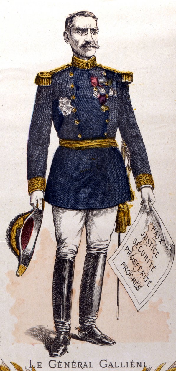 Generaal Joseph Gallieni (1849 - 1916), Maarschalk van Frankrijk door Unknown artist