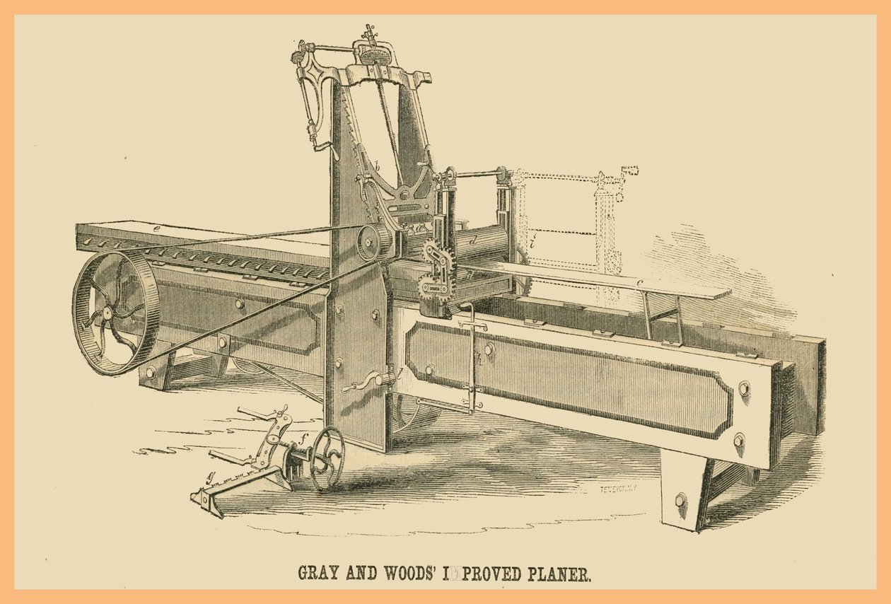 Grijs - Woods Verbeterde Schaafmachine door Unknown Artist