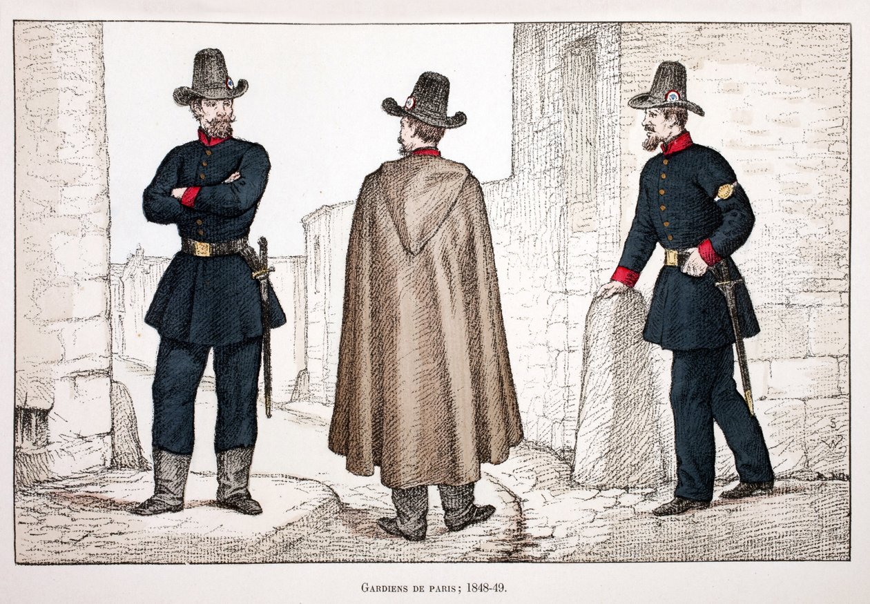 Wachters van de Vrede (1848-1849) door Unknown artist