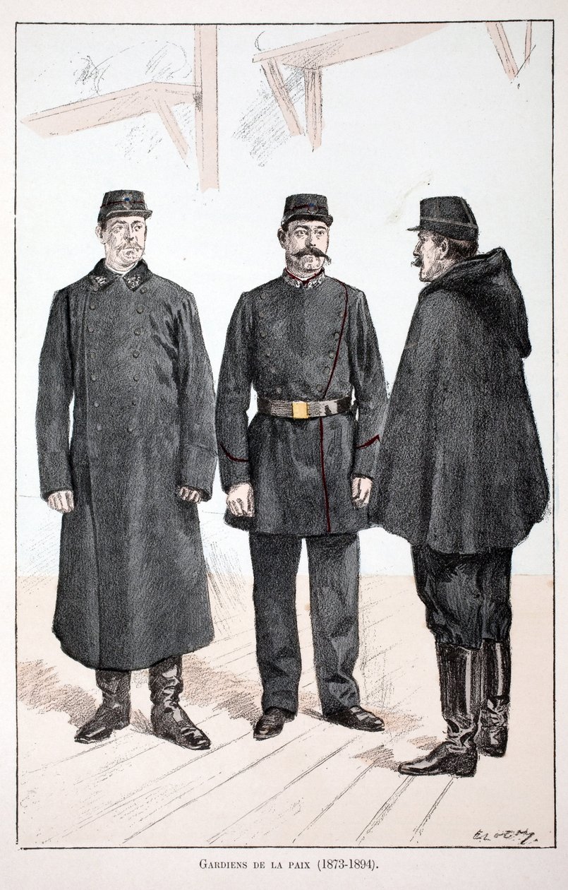 Bewakers van de Vrede (1873-1894). Illustratie uit het boek 