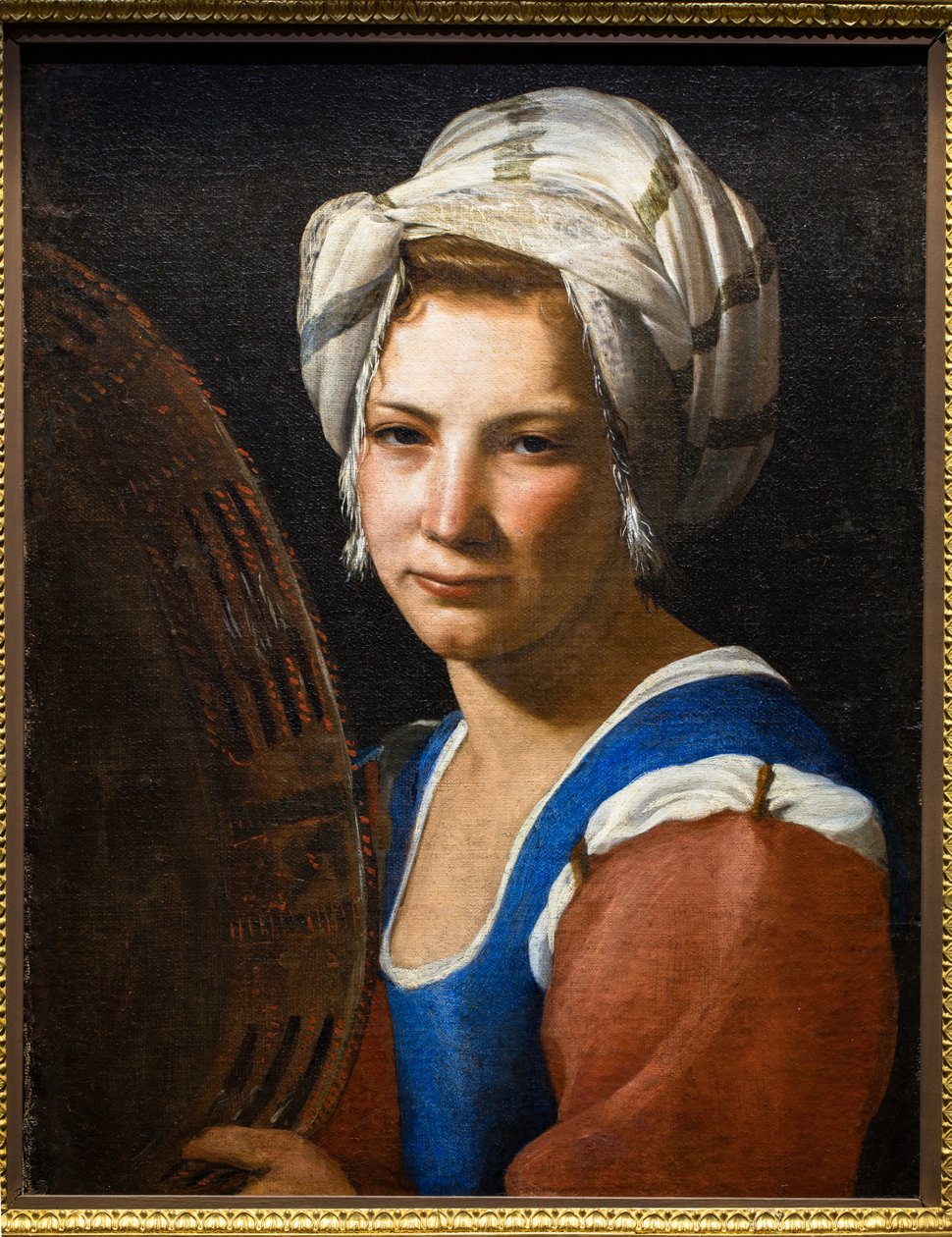 Zigeunerin met tamboerijn door Unknown artist