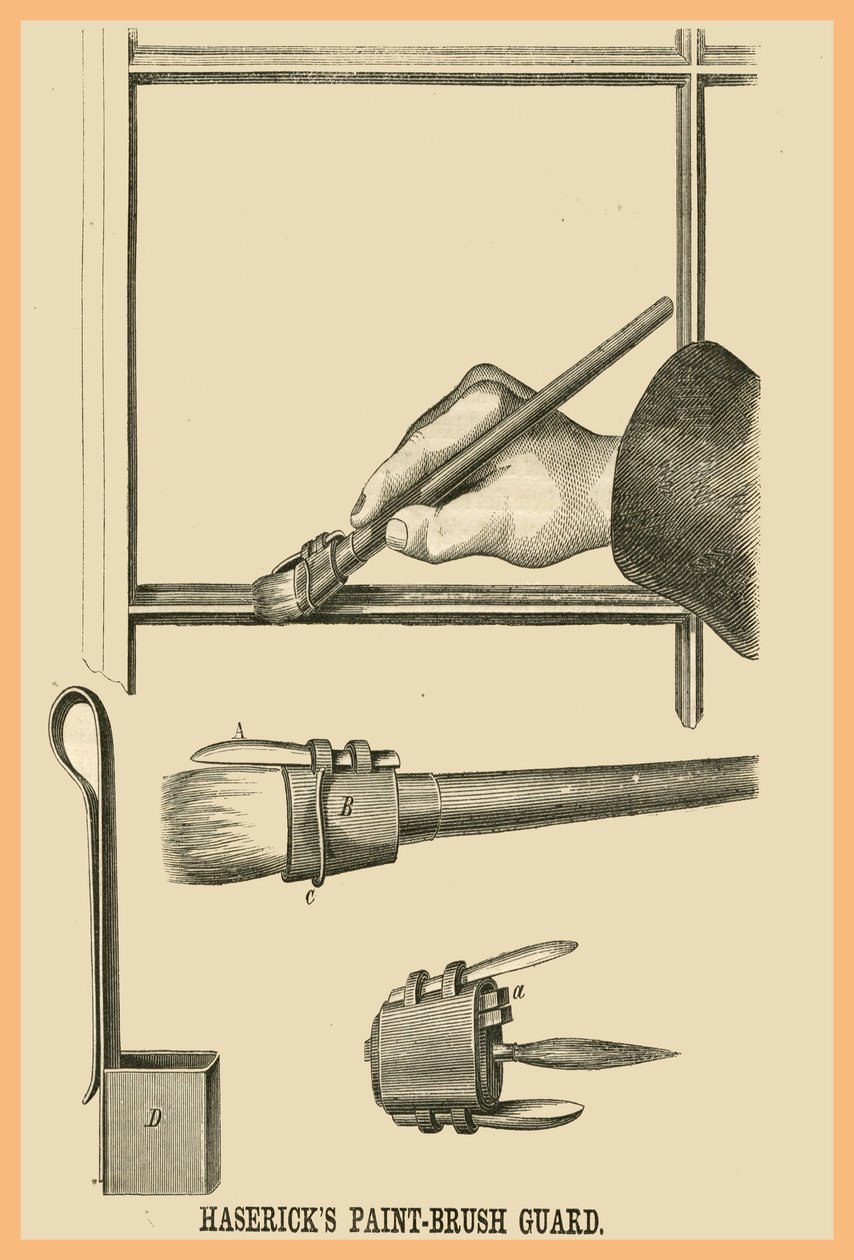 Haseriks Verfkwastbeschermer door Unknown Artist