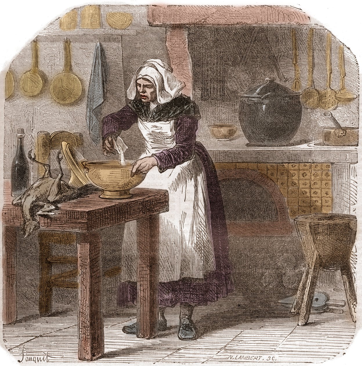 Helene Jegado (1803-1852) Franse huishoudster en seriemoordenaar door Unknown artist