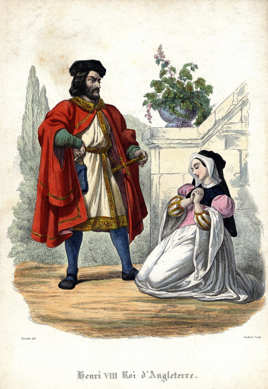 Hendrik VIII en Anna Boleyn door Unknown artist