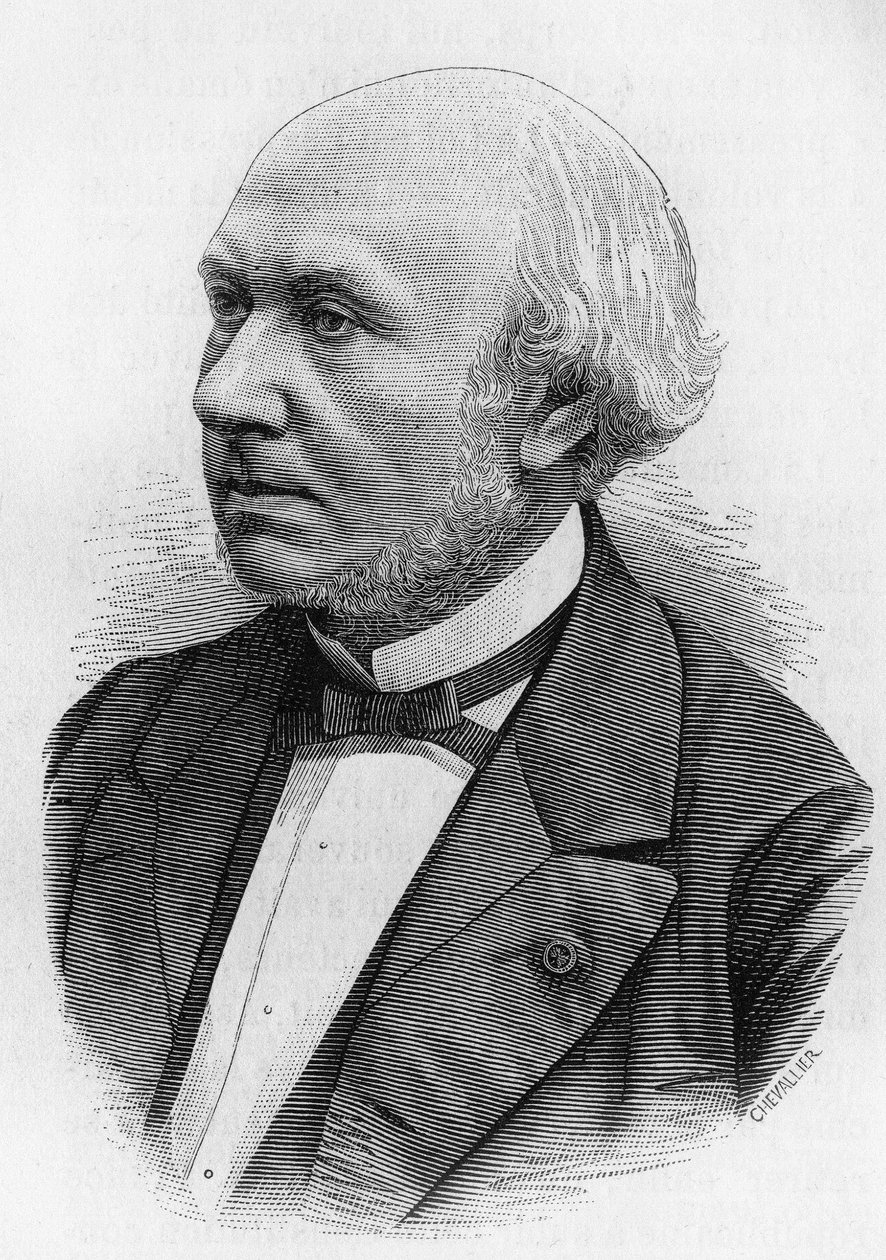 Henri Wallon (1812 - 1904), Franse historicus en politicus. door Unknown artist